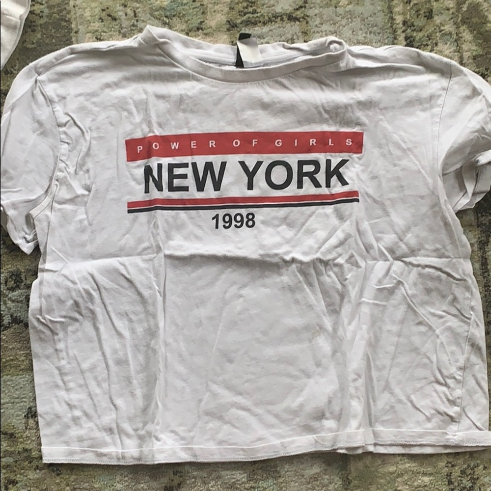 barely worn soft comfy power of girls new york tee
